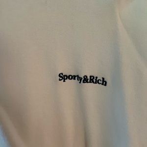 Sporty and Rich oversized cream sweater